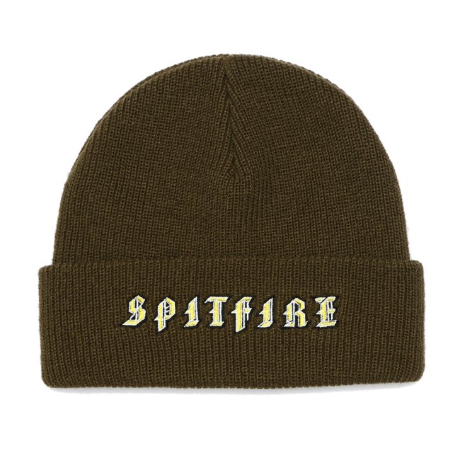 SPITFIRE OLD E CUFF BEANIE / BROWN (スピットファイアー ビーニー