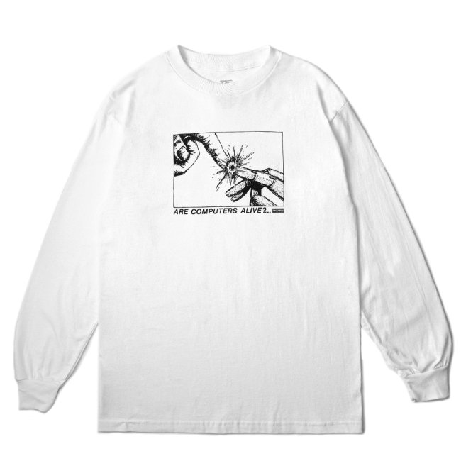 THEORIES ARTIFICIAL INTELLIGENCE L/S TEE / WHITE（セオリーズ ...