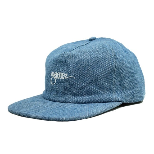 GX1000 TAG 5PANEL CAP / BLUE WASH (ジーエックスセン 5