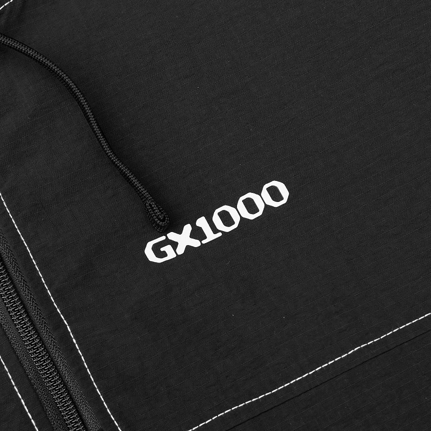 GX1000 OG LOGO ANORAK / BLACK (ジーエックスセン ナイロンアノラック