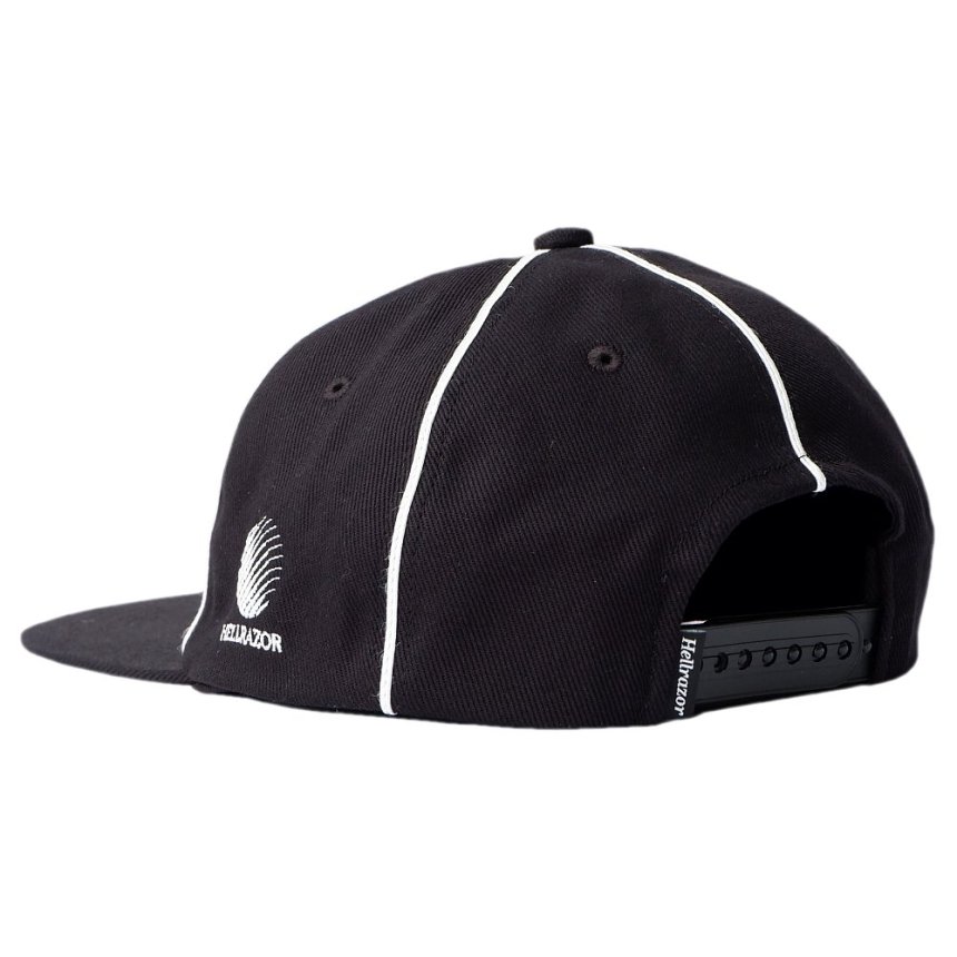 HELLRAZOR TWINCLE LOGO 6PANEL CAP / BLACK (ヘルレイザー 6パネル