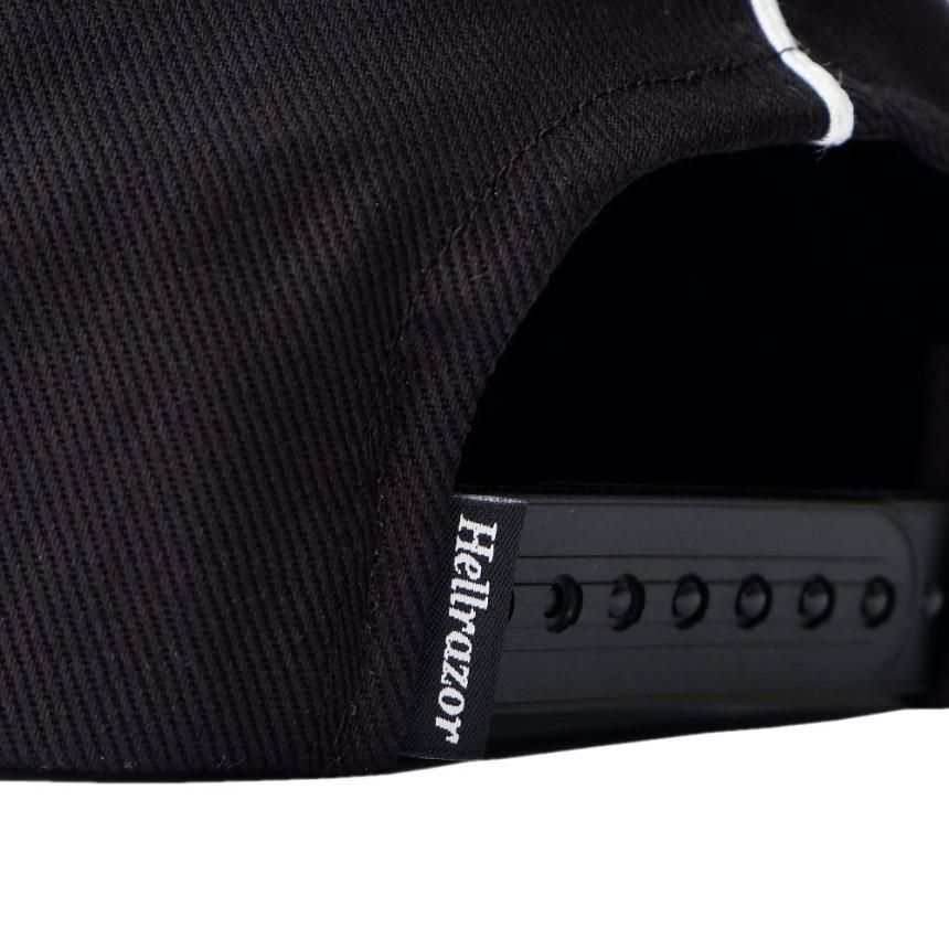 HELLRAZOR TWINCLE LOGO 6PANEL CAP / BLACK (ヘルレイザー 6