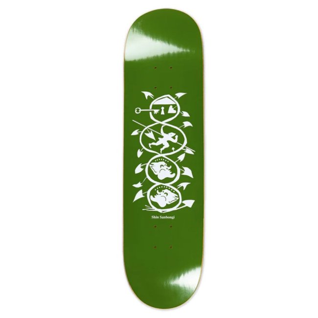 Polar Skate Co S.S THE SPIRAL OF LIFE OLIVE DECK /8.125×32/8.5 x 32.125  (ポーラー スケートデッキ) - HORRIBLE'S PROJECT｜HORRIBLE'S｜SAYHELLO | HELLRAZOR | Dime  MTL 