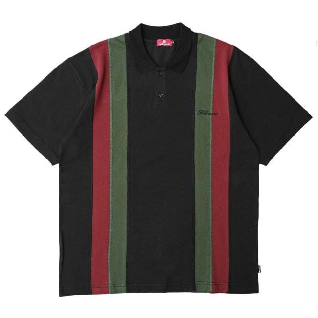 HELLRAZOR DOUBLE STRIPED POLO SHIRT / BLACK (ヘルレイザー ポロシャツ) - HORRIBLE'S  PROJECT｜HORRIBLE'S｜SAYHELLO | HELLRAZOR | Dime MTL | QUASI | HOTEL BLUE |  GX1000 | THEORIES | VANS SKATE | 正規取扱い販売店 