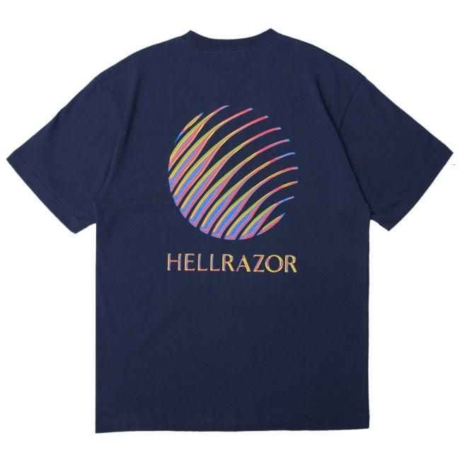 HELLRAZOR THERMO LOGO T-SHIRT / NAVY BLUE (ヘルレイザー Tシャツ