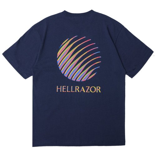 <img class='new_mark_img1' src='https://img.shop-pro.jp/img/new/icons5.gif' style='border:none;display:inline;margin:0px;padding:0px;width:auto;' />HELLRAZOR THERMO LOGO T-SHIRT / NAVY BLUE (إ쥤 T)