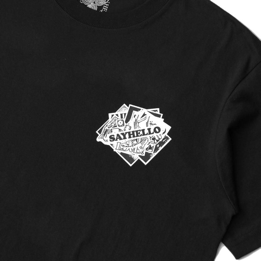 SAYHELLO DOX S/S TEE / BLACK (セイハロー /Tシャツ SAYHELLO DOX S/S TEE / BLACK (セイハロー /Tシャツ