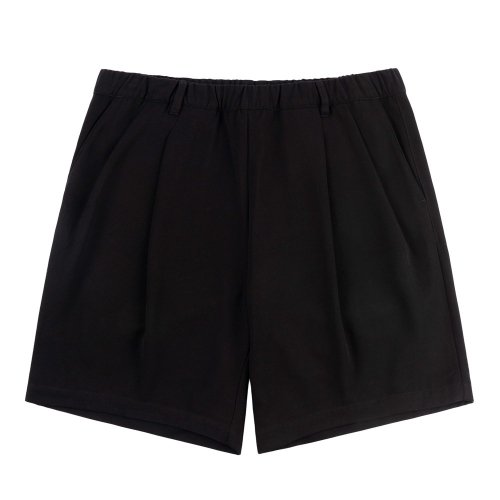 <img class='new_mark_img1' src='https://img.shop-pro.jp/img/new/icons5.gif' style='border:none;display:inline;margin:0px;padding:0px;width:auto;' />Dime  Pleated Twill Shorts / Black ( ץ꡼ ĥ 硼/ϡեѥ)