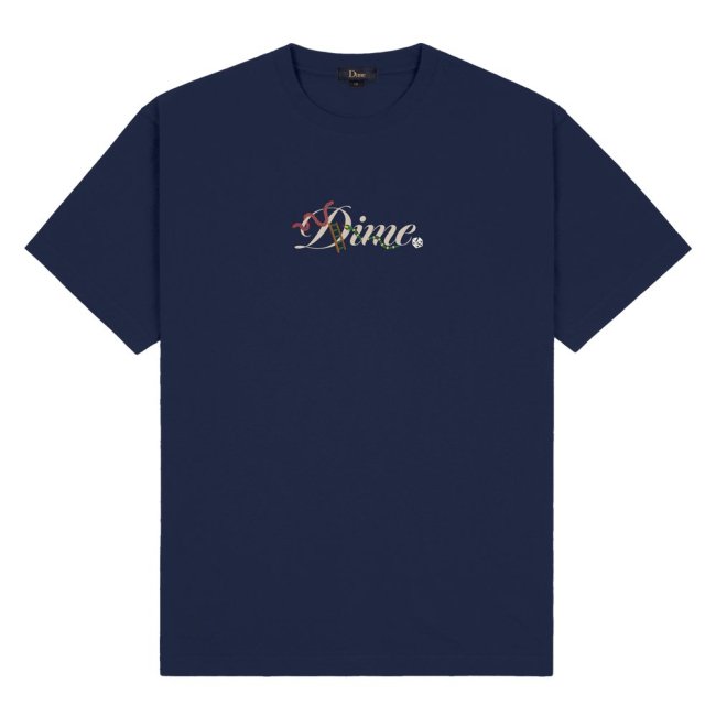 Dime Cursive Snake T-Shirt / Navy (ダイム Tシャツ / 半袖 ...