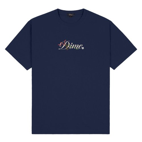<img class='new_mark_img1' src='https://img.shop-pro.jp/img/new/icons5.gif' style='border:none;display:inline;margin:0px;padding:0px;width:auto;' />Dime Cursive Snake T-Shirt / Navy  ( T / Ⱦµ)