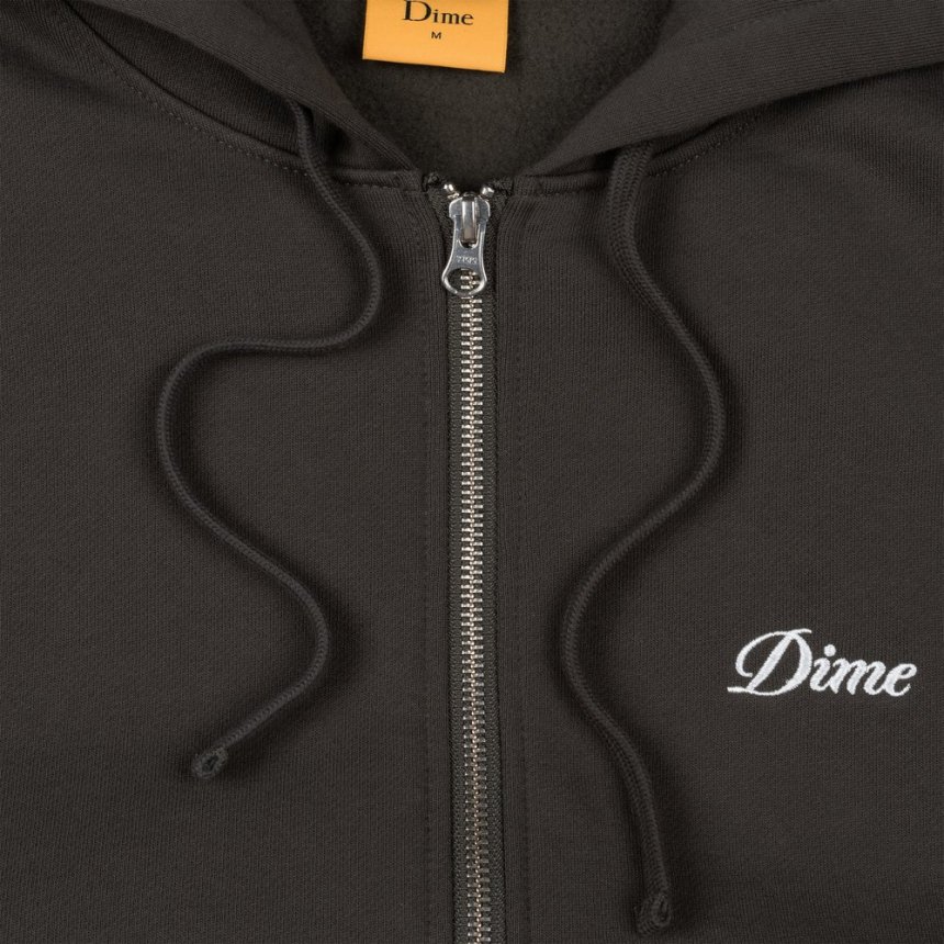 Dime Cursive Small Logo Zip Hoodie / Vintage Black (ダイム ジップパーカー / スウェット) -  HORRIBLE'S PROJECT｜HORRIBLE'S｜SAYHELLO | HELLRAZOR | Dime MTL | QUASI | ...