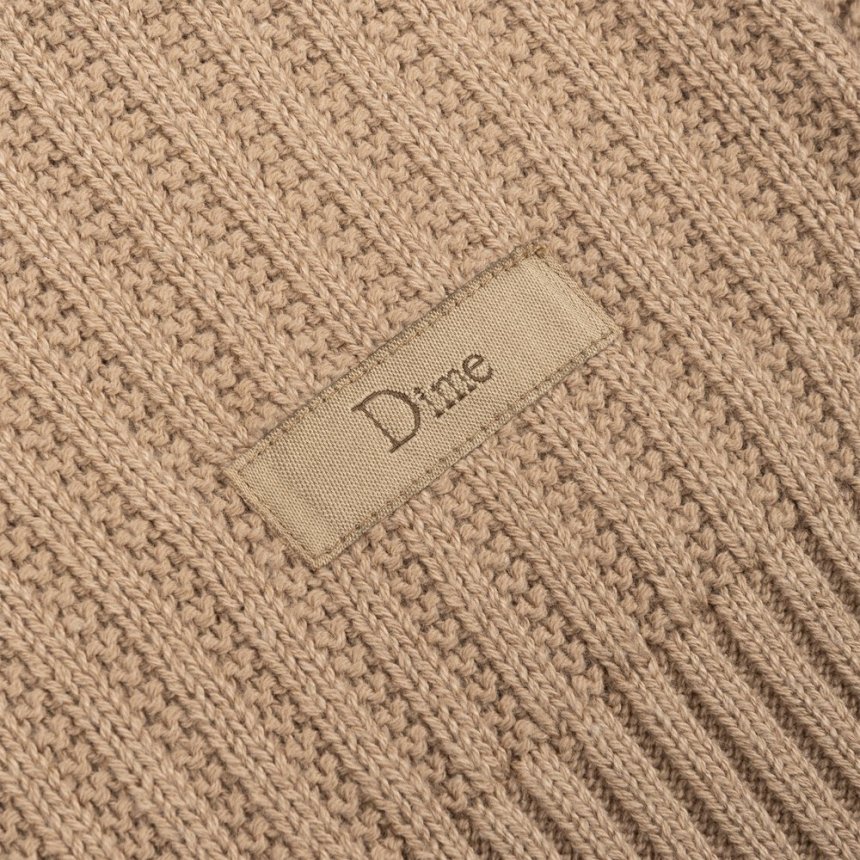 Dime Wave Knit Crewneck / Khaki (ダイム ニット/セーター) - HORRIBLE'S  PROJECT｜HORRIBLE'S｜SAYHELLO | HELLRAZOR | Dime MTL | QUASI | HOTEL BLUE |  GX1000 | THEORIES | VANS SKATE | 正規取扱い販売店 | 通販