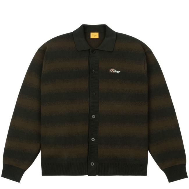 Dime Haze Knit Cardigan / Olive (ダイム ニット/セーター ...