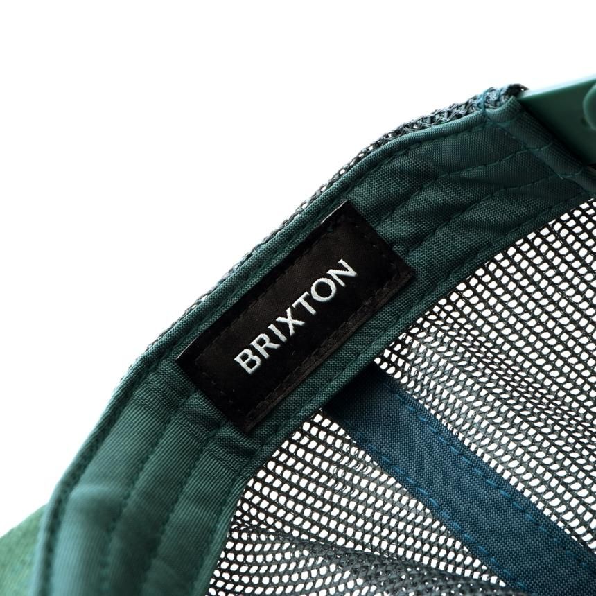 BRIXTON HAVEN TRUCKER SNAPBACK CAP / TREKKING GREEN