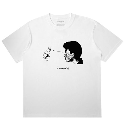 <img class='new_mark_img1' src='https://img.shop-pro.jp/img/new/icons5.gif' style='border:none;display:inline;margin:0px;padding:0px;width:auto;' />HORRIBLE'S THINGS T-SHIRT / WHITE (ۥ֥륺 T)