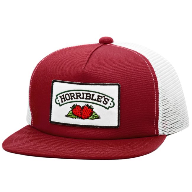 HORRIBLE'S FARMER 2TONE MESH CAP / BURGUNDY/WHITE（ホリブルズ メッシュキャップ /トラッカーハット）