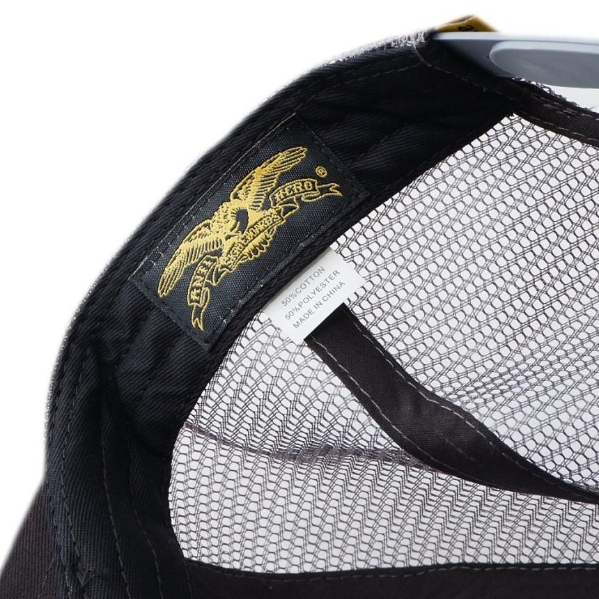 ANTI HERO BASIC EAGLE SNAPBACK MESH HAT / BLACK/CHARCOAL