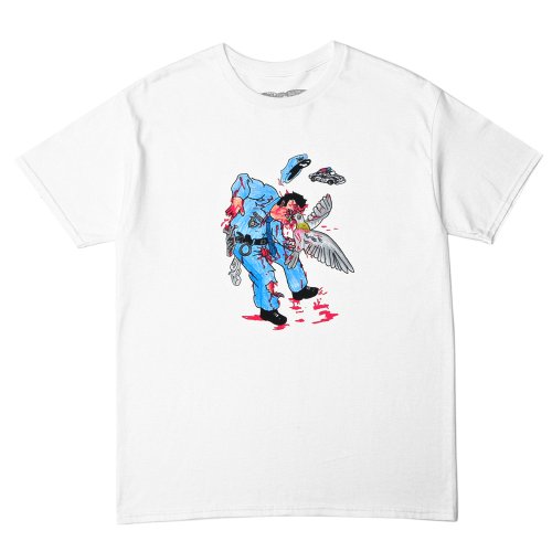 <img class='new_mark_img1' src='https://img.shop-pro.jp/img/new/icons5.gif' style='border:none;display:inline;margin:0px;padding:0px;width:auto;' />ANTIHERO POROUS WALKER PIGEON ATTACK TEE / WHITE (ҡ/ T)