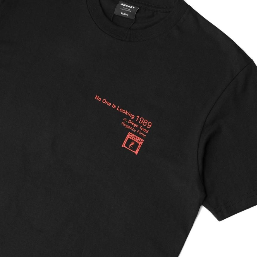 【HOCKEY】NO ONE IS LOOKING TEE BLACK HOCKEY NO ONE IS LOOKING TEE / BLACK (ホッキー 半袖Tシャツ