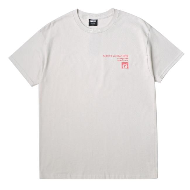 【HOCKEY】NO ONE IS LOOKING TEE ICE GREY HOCKEY NO ONE IS LOOKING TEE / ICE GREY (ホッキー 半袖T