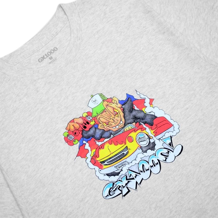 GX1000 LOW RIDER TEE / ASH (ジーエックスセン Tシャツ / 半袖