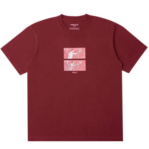 <img class='new_mark_img1' src='https://img.shop-pro.jp/img/new/icons5.gif' style='border:none;display:inline;margin:0px;padding:0px;width:auto;' />HORRIBLE'S EVERDAY T-SHIRT / BURGUNDY (ۥ֥륺 T)