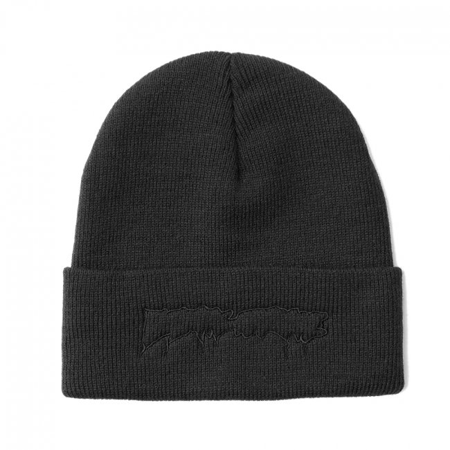 FUCKING AWESOME DRIP EMBROIDERED BEANIE / BLACK (ファッキンオーサム ビーニーキャップ)