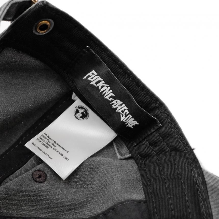 FUCKING AWESOME SEDUCTION OF THE WORLD 6 PANEL HAT / BLACK