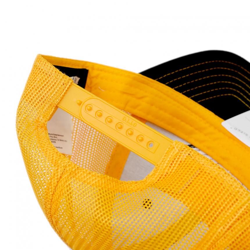 FUCKING AWESOME MECHANICS SIX PANEL MESH HAT / BLACK/GOLD