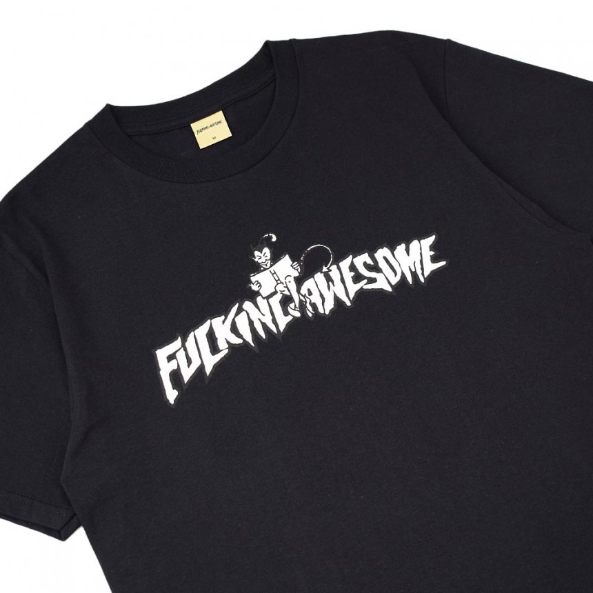 FUCKING AWESOME SAM HILL LOGO TEE / BLACK (ファッキンオーサム Tシャツ)