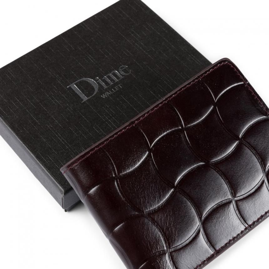 Dime Classic Quilted Wallet / Burgundy (ダイム カードケース