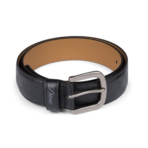 <img class='new_mark_img1' src='https://img.shop-pro.jp/img/new/icons1.gif' style='border:none;display:inline;margin:0px;padding:0px;width:auto;' />Dime Checkered Leather Belt / Black ( ٥)