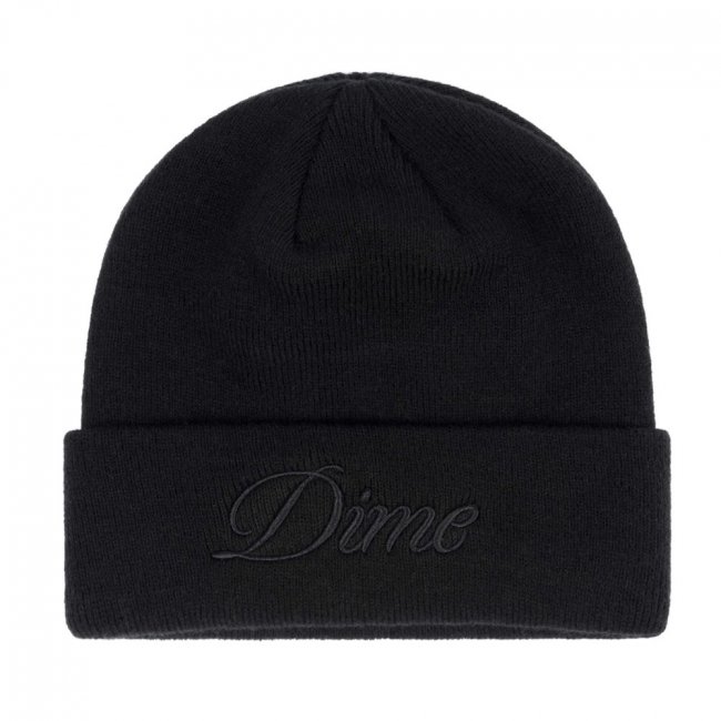 Dime Cursive Beanie / Black (ダイム ニットキャップ/ビーニー) - HORRIBLE'S  PROJECT｜HORRIBLE'S｜SAYHELLO | HELLRAZOR | Dime MTL | QUASI | HOTEL BLUE |  GX1000 | THEORIES | VANS SKATE | 正規取扱い販売店 | 通販 全国一律送料648円 