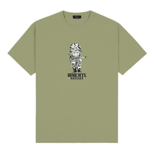 ★Dime★DIME Dimecorps T-Shirt  /半袖 Tシャツ Dime Dimecorps T-Shirt / Natural (ダイム Tシャツ / 半袖