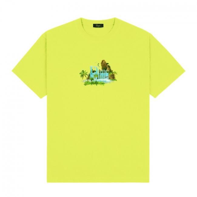 Dime Classic Waterfall T-Shirt / Lime (ダイム Tシャツ / 半袖
