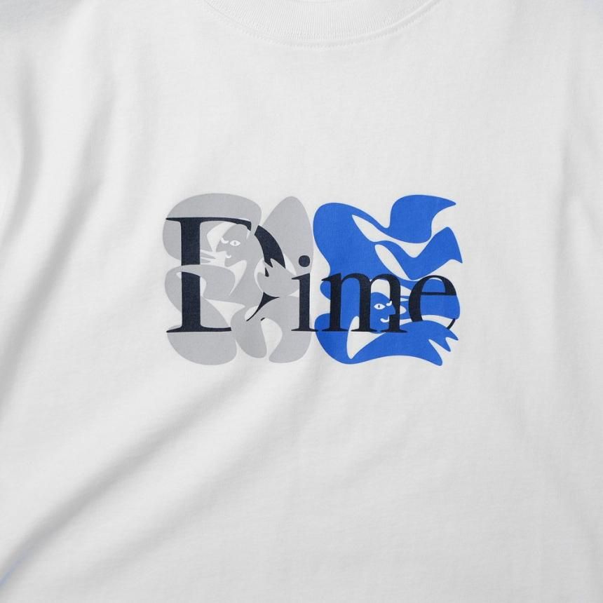 Dime Classic Duo T-Shirt / White (ダイム Tシャツ / 半袖