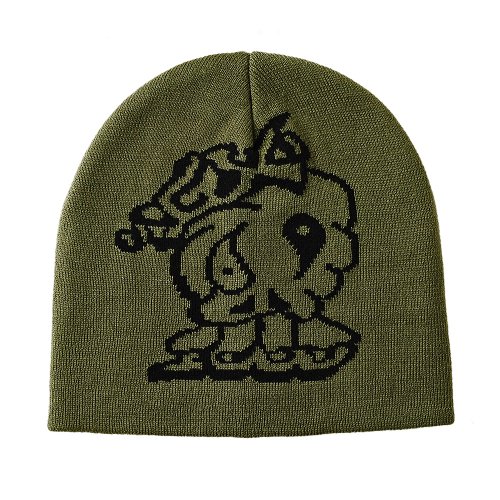 <img class='new_mark_img1' src='https://img.shop-pro.jp/img/new/icons5.gif' style='border:none;display:inline;margin:0px;padding:0px;width:auto;' />GX1000 MIND OVER MATTER SKULL BEANIE / OLIVE (å ӡˡ )