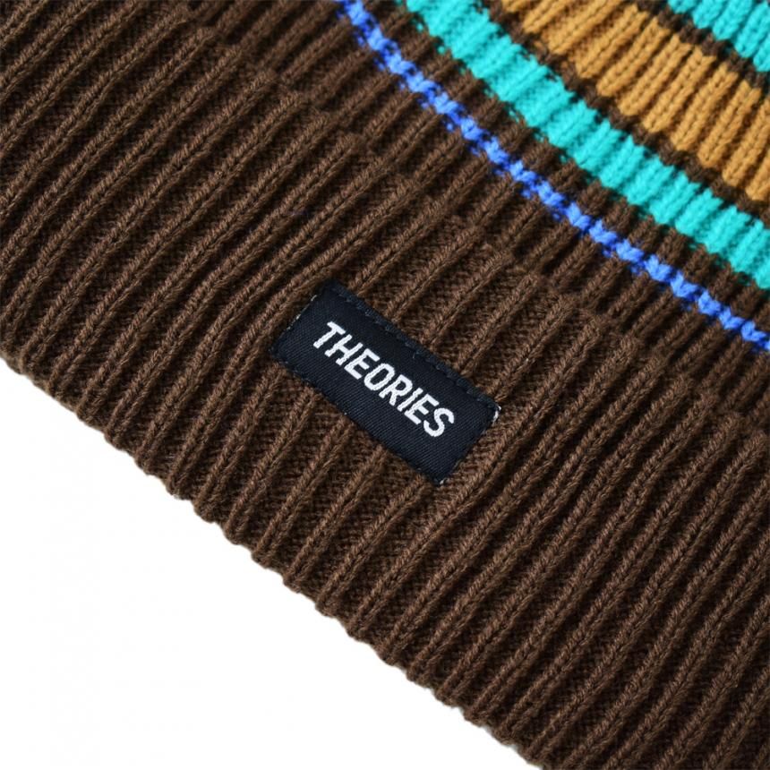 THEORIES BURST STRIPE BEANIE / CEDAR（セオリーズ ビーニー