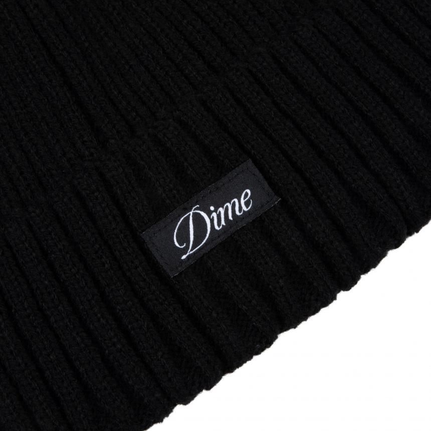 DIME CLASSIC WOOL FOLD BEANIE BLACK 【 ダイム クラシック