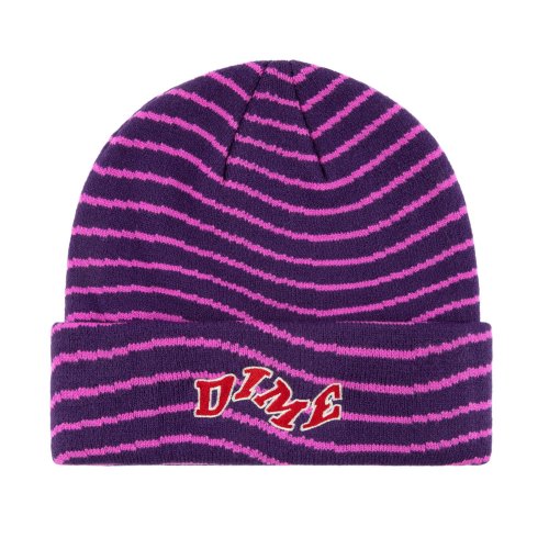 <img class='new_mark_img1' src='https://img.shop-pro.jp/img/new/icons5.gif' style='border:none;display:inline;margin:0px;padding:0px;width:auto;' />Dime College Wave Cuff Beanie / Purple ( ˥åȥå/ӡˡ)