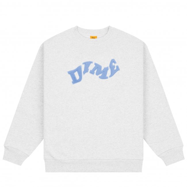 Dime College Crewneck / Ash (ダイム クルーネック / スウェット) - HORRIBLE'S  PROJECT｜HORRIBLE'S｜SAYHELLO | HELLRAZOR | Dime MTL | QUASI | HOTEL BLUE |  GX1000 | THEORIES | VANS SKATE | 正規取扱い販売店 