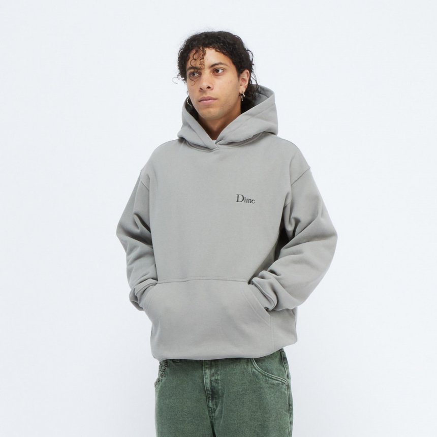 Dime Classic Small Logo Hoodie / Charcoal (ダイム パーカー / スウェット) - HORRIBLE'S  PROJECT｜HORRIBLE'S｜SAYHELLO | HELLRAZOR | Dime MTL | QUASI | HOTEL BLUE |  ...