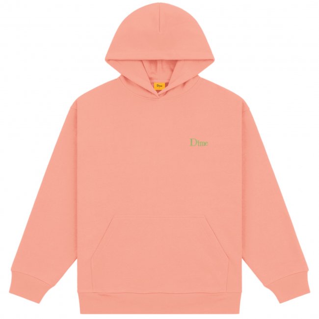 Dime Classic Small Logo Hoodie / Pink Clay (ダイム パーカー / スウェット) - HORRIBLE'S  PROJECT｜HORRIBLE'S｜SAYHELLO | HELLRAZOR | Dime MTL | QUASI | HOTEL BLUE |  GX1000 | THEORIES | VANS SKATE 