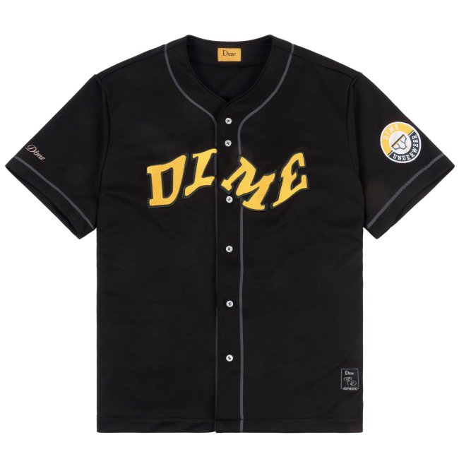 Dime League Jersey / Black (ダイム ベースボール シャツ/ジャージ/半袖) - HORRIBLE'S  PROJECT｜HORRIBLE'S｜SAYHELLO | HELLRAZOR | Dime MTL | QUASI | HOTEL BLUE |  GX1000 | THEORIES | VANS SKATE | 正規取扱い販売店 | 通販