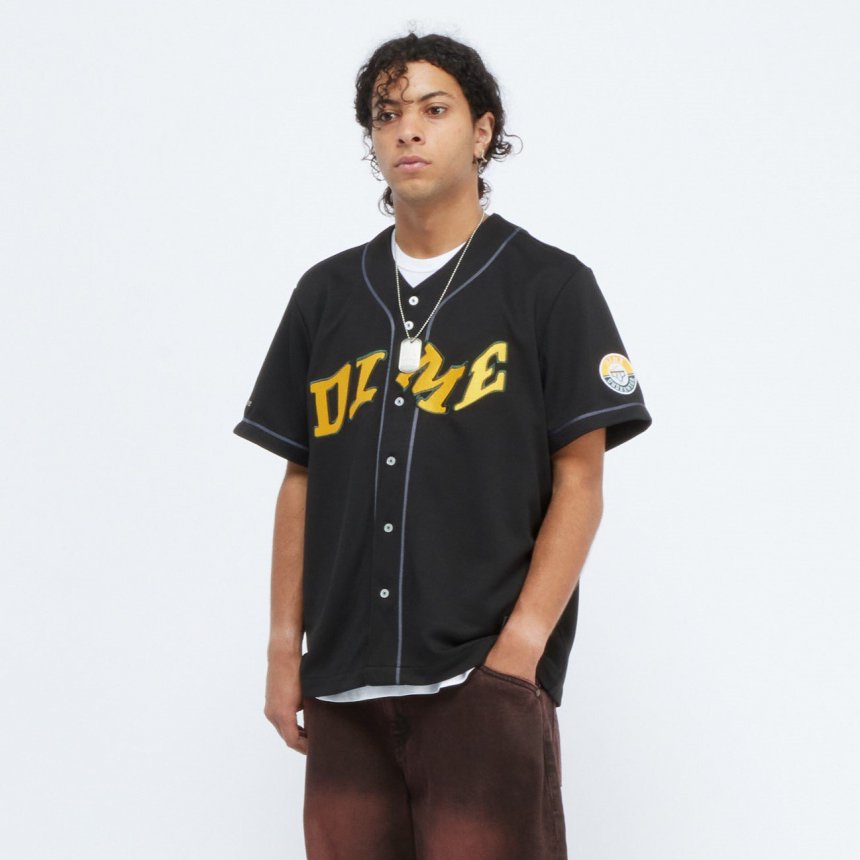 Dime League Jersey / Black (ダイム ベースボール シャツ/ジャージ/半袖) - HORRIBLE'S  PROJECT｜HORRIBLE'S｜SAYHELLO | HELLRAZOR | Dime MTL | QUASI | HOTEL BLUE |  GX1000 | THEORIES | VANS SKATE | 正規取扱い販売店 | 通販