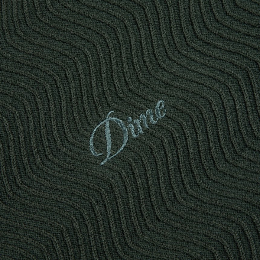 Dime Wave Cable Knit / Forest (ダイム ケーブルニット/セーター) - HORRIBLE'S  PROJECT｜HORRIBLE'S｜SAYHELLO | HELLRAZOR | Dime MTL | QUASI | HOTEL BLUE |  GX1000 | THEORIES | VANS SKATE | 正規取扱い販売店 | 通販