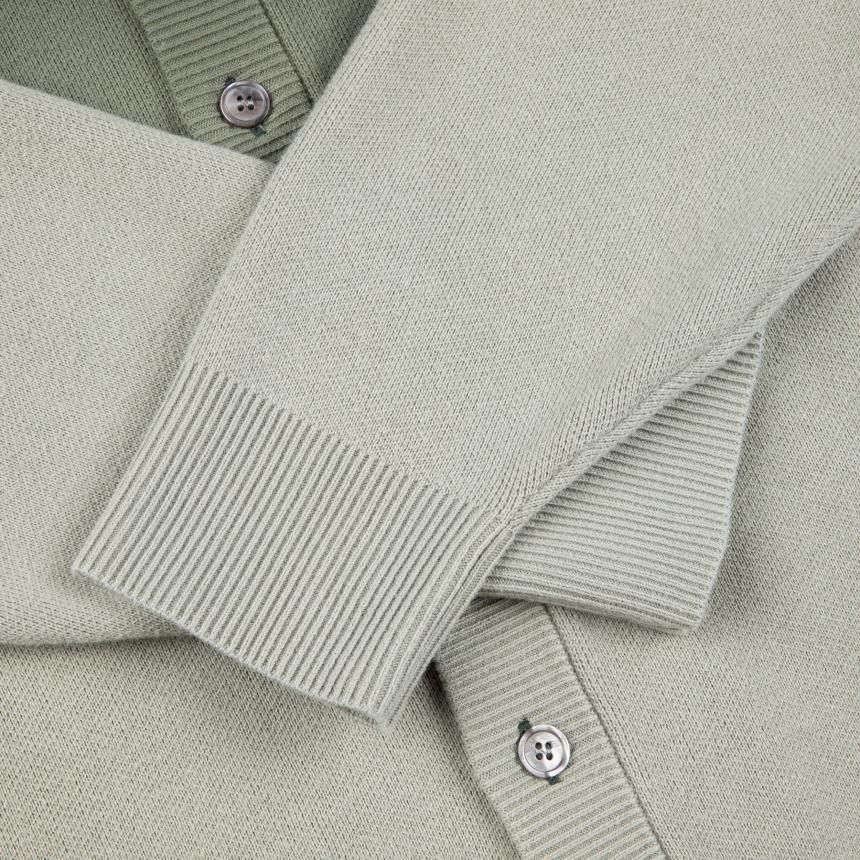 Dime Dipped Cardigan / Sage (ダイム ニット/セーター