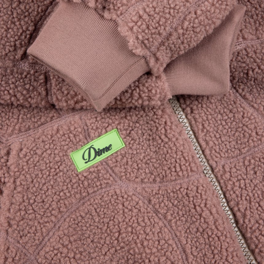 Dime Coverstich Sherpa Fleece / Mauve (ダイム フリースジャケット) - HORRIBLE'S  PROJECT｜HORRIBLE'S｜SAYHELLO | HELLRAZOR | Dime MTL | QUASI | HOTEL BLUE |  GX1000 | THEORIES | VANS SKATE | 正規取扱い販売店 | 通販