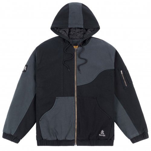 <img class='new_mark_img1' src='https://img.shop-pro.jp/img/new/icons5.gif' style='border:none;display:inline;margin:0px;padding:0px;width:auto;' />Dime Panel Denim Hooded Bomber / Charcoal ( å ա 㥱å)