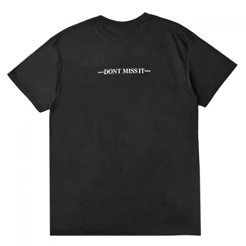 出産祝い LIMOSINE DON'T MISS IT TEE / BLACK (リモジン Tシャツ ミュージシャン